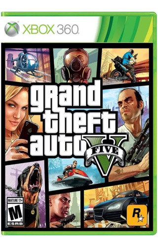 Jogo Grand Theft Auto 5 Gta 5 Xbox 360 Lacrado