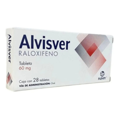 Alvisver (raloxifeno) Caja Con 28 Tabletas De 60mg | Envío gratis