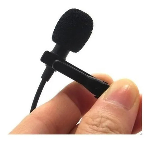 Microfono Corbatero 150cm Para Celulares Metalico Anti Ruido