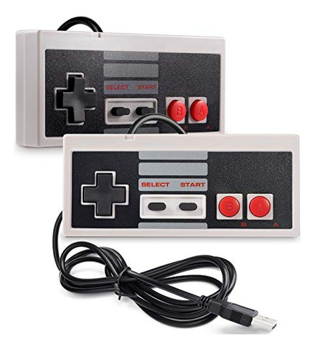 Controlador Usb Para Juegos Nes (2 Unidades)