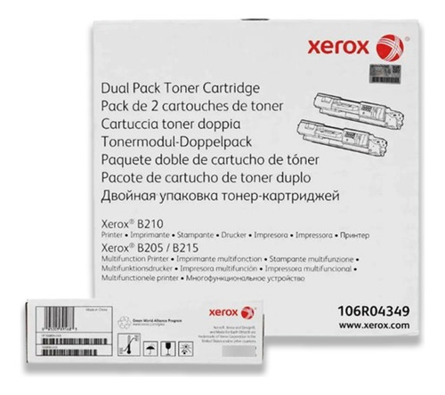 Toner Xerox Dual 106r04349 B205,b210,b215