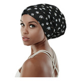 Gorro De Saten Para Dormir Para Mujeres Con Cabello Largo. G