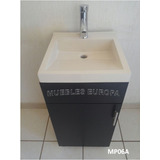 Lavabo C Mezcladora Gabinete Mueble Baño Oferta Moderno