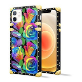 Daizag - Carcasa Para iPhone 11, Diseño De Rosas Coloridas 