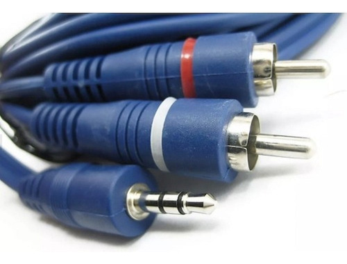 Cable Audio Profesional C/14 Lujo 4 Rca A Mini Plug 3,5 