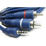 Cable Audio Profesional C/14 Lujo 4 Rca A Mini Plug 3,5 