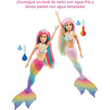 Barbie Sirena Dreamtopia Mágica Cambio De Color Original