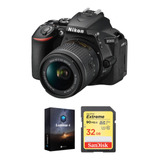 Nikon D5600 Dslr Camara Con 18-55mm Lens And Accessories Kit