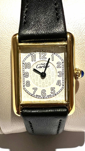 Reloj Must De Cartier De Plata 925 Cuarzo Para Dama (2415)