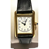 Reloj Must De Cartier De Plata 925 Cuarzo Para Dama (2415)