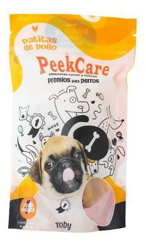 Peekcare Patitas De Pollo 4 Pzs Premios 100% Naturales