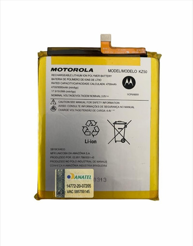 Batteria Kz50 Motorola G8 Power Xt2041 Envio Já