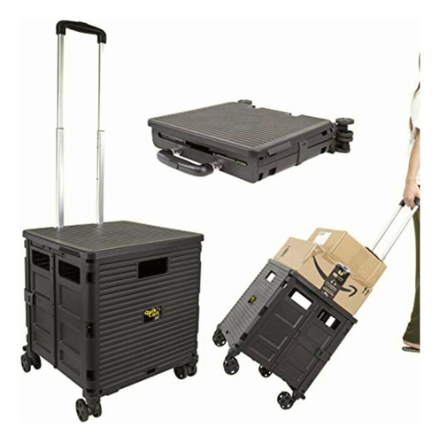 Dbest Products Quik Cart Elite 360 Caja De Cuatro Ruedas Con