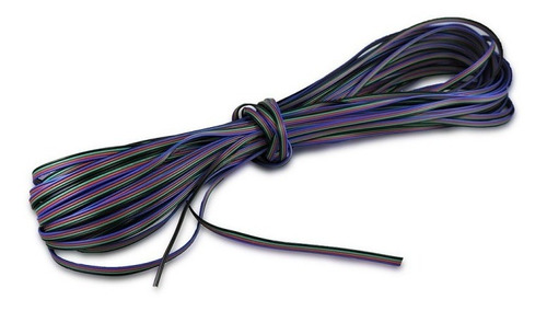 Cable Rgb De 1mm 18 Awg Para Tiras Luces Led X10m