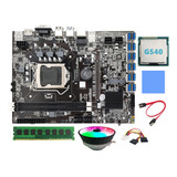 Placa Base B75 Eth Mining Lga1155 12 Pcie A Usb Con G540