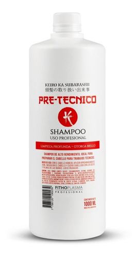 Shampoo Pre-técnico Keiro Fithoplasma X1l