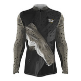 Camisa De Pesca Mar Negro Uv50+ Pintado - Coleção 2021