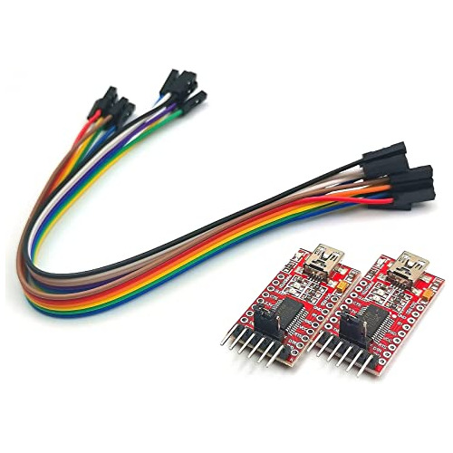 2 Piezas De Convertidor Usb Mini Ft232rl Ftdi Ttl 3.3v ...