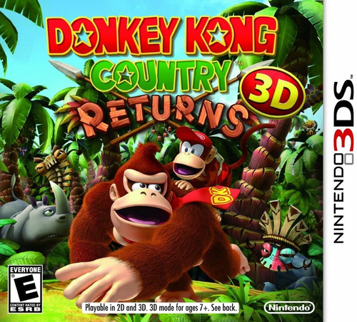 Donkey Kong Country Returns - 3ds - Fisico - Envio Rapido