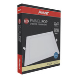 858100878 - Painel Led De Embutir 18w 4000k - Avant