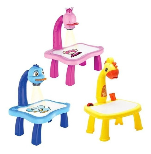 Mesa De Desenho Projetora Infantil Kit Completo Grande