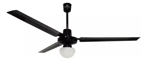 Ventilador Masterfan Icarus 56 Con Luz Negro 75w 120v