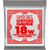 Pack De 6 Cuerdas Sueltas .018 Ernie Ball P01118