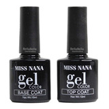 Combo De Base + Top Coat Encapsulador De Esmaltes En Gel Led