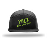 Gorro Jockey Snapback R168 Yeet Logo Bordado Talla Única 