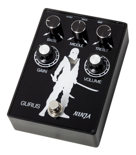 Pedal Distorsión Valvular Alto Voltaje Gurus Ninja