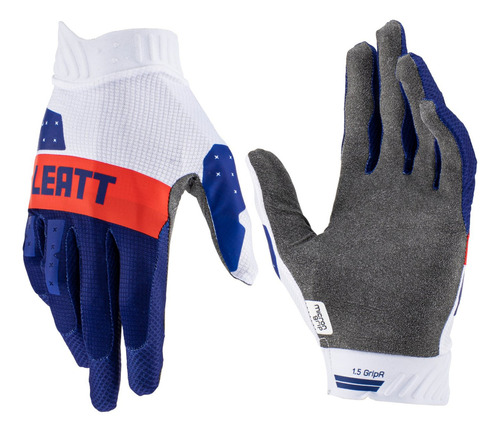 Guantes Motocross Leatt - Moto 1.5 Gripr - Azul Talle L