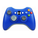 Control Compatible Con Xbox 360 Azul Inalámbrico Genérico