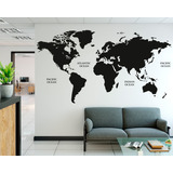 Vinil Decorativo 7022 Mapas Mundial Chico