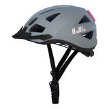 Casco Bicicleta Con Luz Voltta Declino I Gris