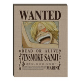 Cuadro Wanted Sanji - One Piece - Gw041