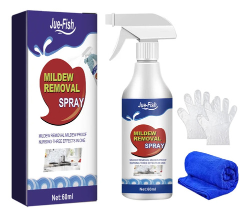 Spray Antimoho, Limpiador De Moho Con Toalla Y Guantes