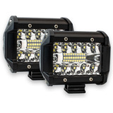 Faro 20 Led Auxiliar Dually Funcion Fijo Y Estrobo