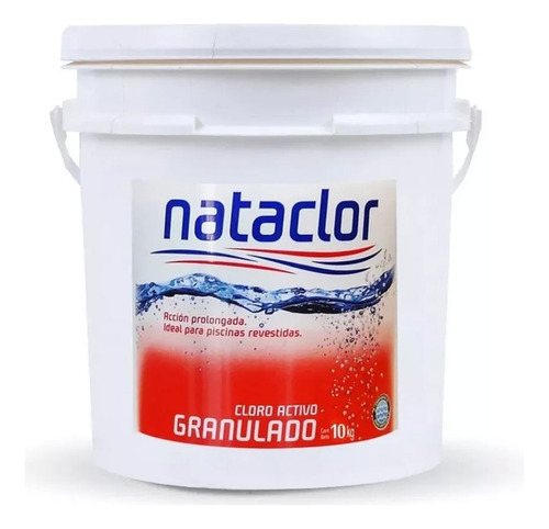 Cloro Granulado Lento Nataclor X10 Kg P.revestida Hidropilar