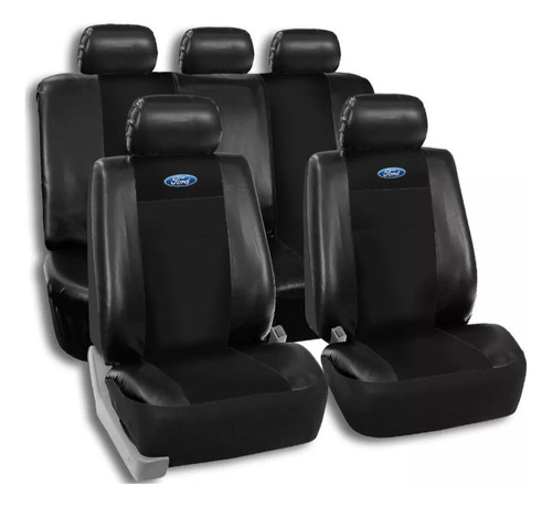 Fundas Asiento Auto Ford Negras 