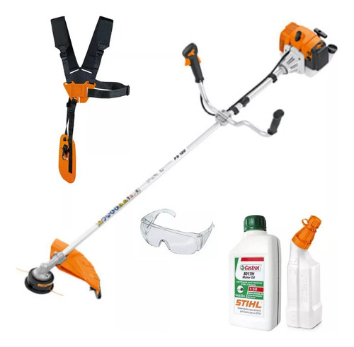 Roçadeira Gasolina Stihl Mato Capim 35,2 Cilindrada 220