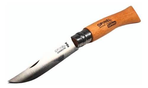 Navaja Plegable Opinel N°7 Carbono Pesca Caza Supervivencia