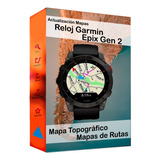 Actualizacion Gps Reloj Garmin Epix Gen 2 Mapa Topografico