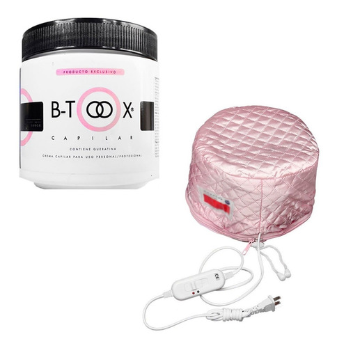 Botox Capilar Ác Hialurónico, Argán 500g + Gorro Eléctrico