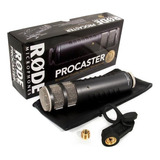 Microfone Rode Procaster Cor Preto