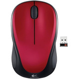 Mouses Logitech M317 Ratón Inalámbrico, 2,4 Ghz Con Receptor Color Rojo