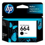 Cartucho Hp 664 Preto Original F6v29ab - 2136 2676 3776 5076