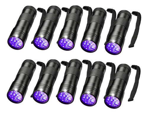 Kit 45 Lanterna De Luz Negra Led Potente Ultravioleta Uv