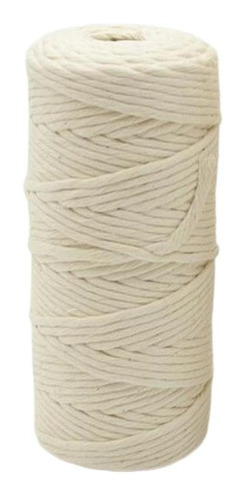 3/4mm Natural Beige Algodón Trenzado Cuerda Cuerdas
