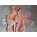 Campera Tipo Tapado C Capucha Forro En Polar Cheeky Talle Xl