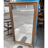 Espelho Grande Com Moldura Em Madeira 